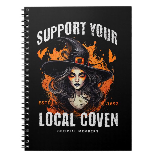 Support Your Local Coven Notebook (Front)