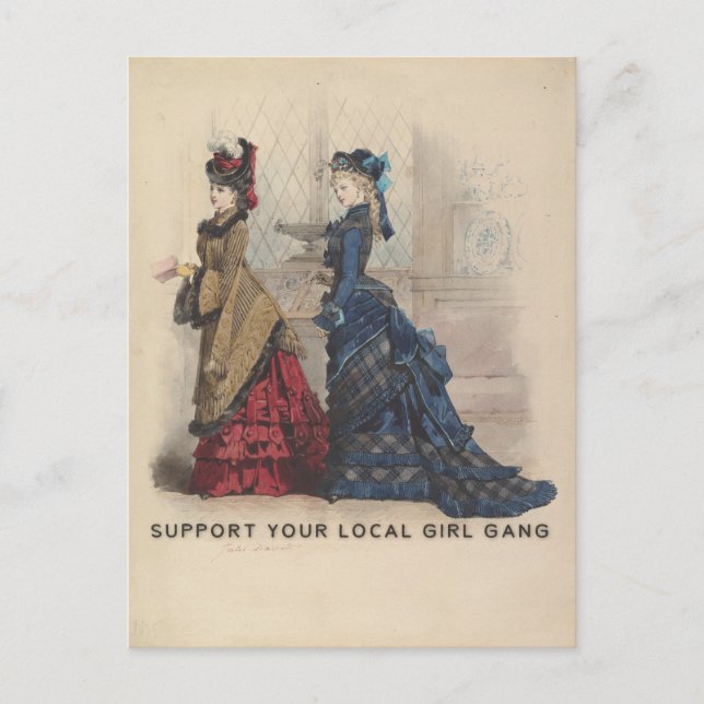 Support Your Local Girl Gang Postcard (Front)