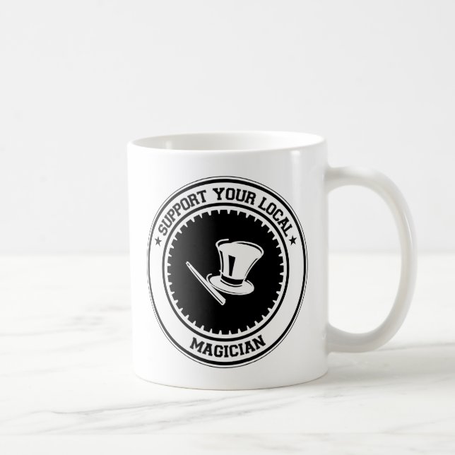 Support Your Local Magician Coffee Mug (Right)