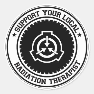 Support Your Local Radiation Therapist Classic Round Sticker