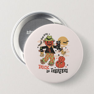 Support Your Local Trick Or Treaters – Vintage 7.5 Cm Round Badge