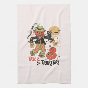 Support Your Local Trick Or Treaters – Vintage Tea Towel