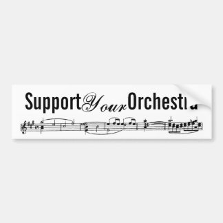 Support Your Orchestra Bumper Sticker