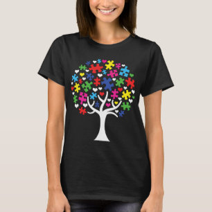 Supporter Tree Of Life Apparel Autism Awareness T-Shirt