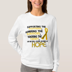 Supporting Admiring Honouring 3.2 Childhood Cancer T-Shirt