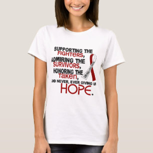 Supporting Admiring Honouring 3.2 Head Neck Cancer T-Shirt