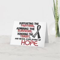 Supporting Admiring Honouring 3.2 Melanoma
