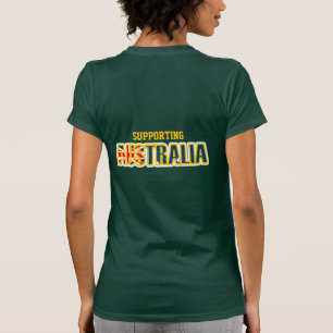 Supporting Australia graphic t-shirt