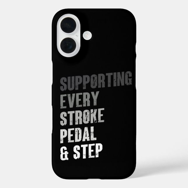 Supporting Every Stroke Pedal & Step - Multisport  Case-Mate iPhone Case (Back)