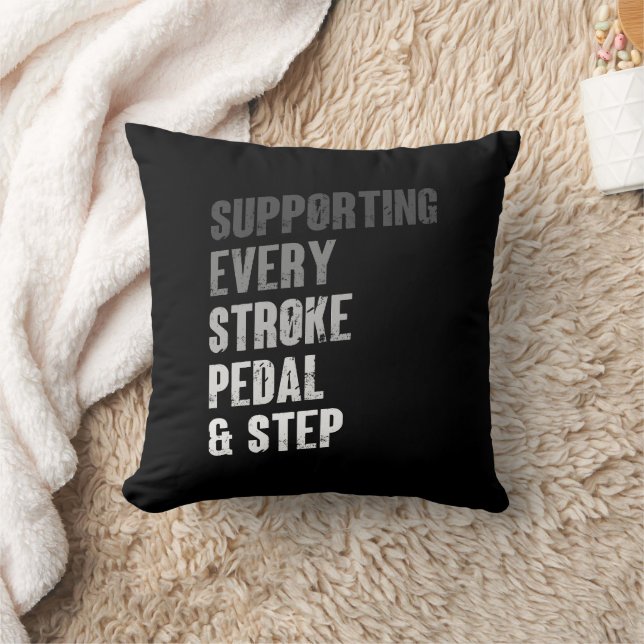 Supporting Every Stroke Pedal & Step - Multisport  Cushion (Blanket)
