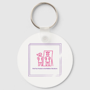 Supporting Girls with Mental Health Disabilities Key Ring