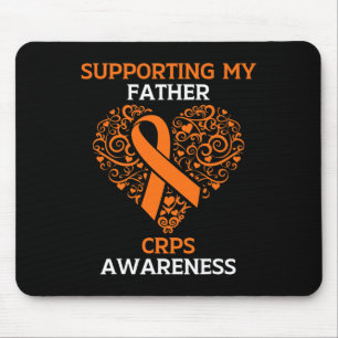 Supporting My Father RSD CRPS Awareness Month Oran Mouse Pad