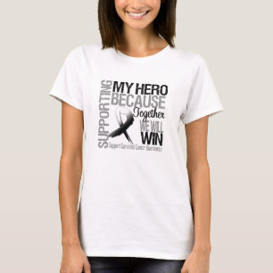 Supporting My Hero - Carcinoid Cancer Awareness T-Shirt