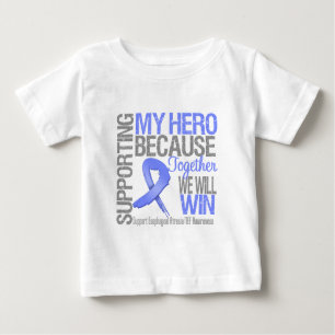 Supporting My Hero - Oesophageal Atresia Baby T-Shirt