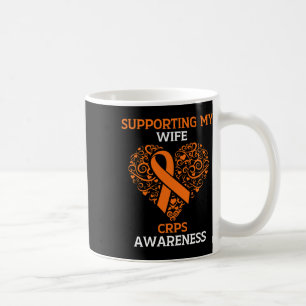 Supporting My Wife Rsd Crps Awareness Month Orange Coffee Mug