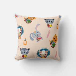 Supportive Back to School Throw Pillow