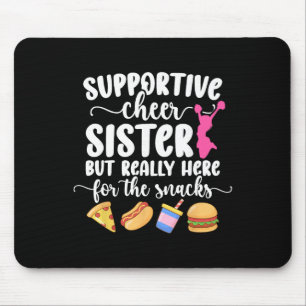 Supportive Cheer Sister Of A Cheerleader Sister Mouse Pad