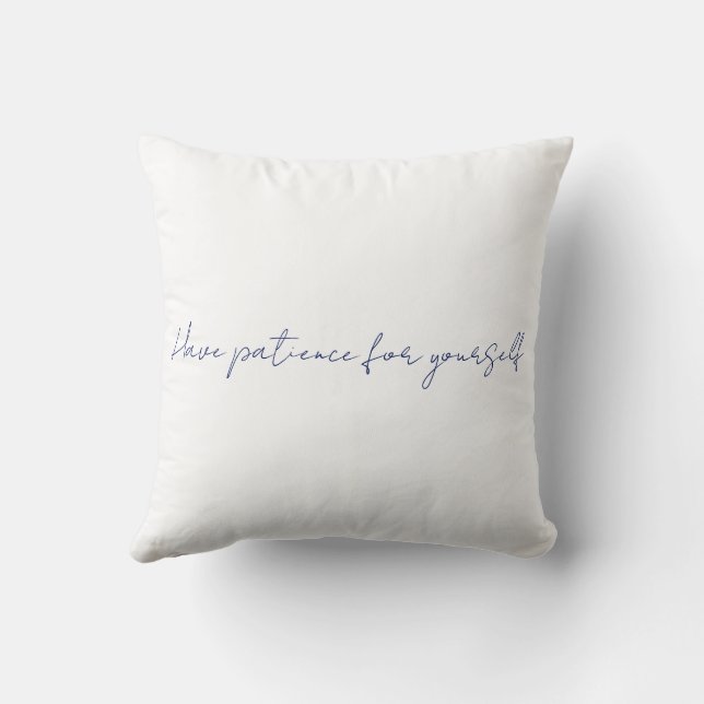 Supportive Minimalist Chic Elegance Cushion (Back)