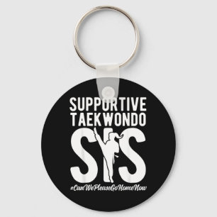 Supportive Taekwondo Sis Funny Taekwondo Sister Key Ring