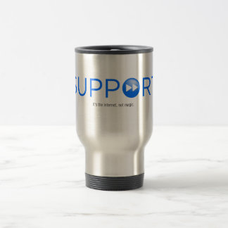 supports are good travel mug