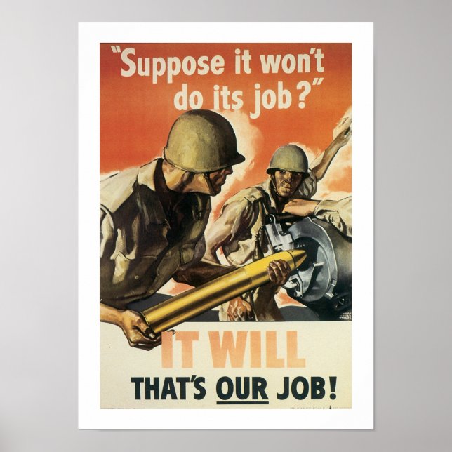 Suppose it won't do its job? poster (Front)