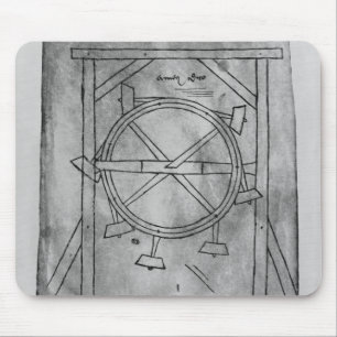 Supposedly perpetual motion mallets and wheel mouse pad