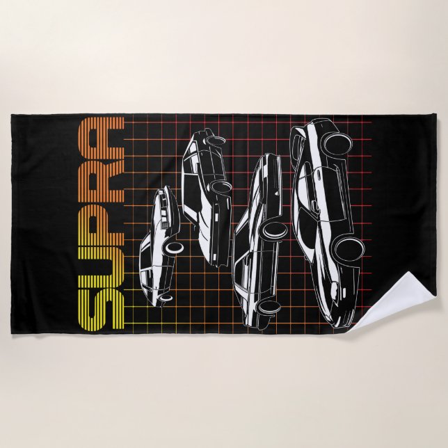 Supra Generations Grid Beach Towel (Front)