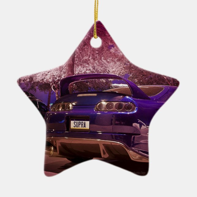 Supra Photography Ceramic Tree Decoration (Front)