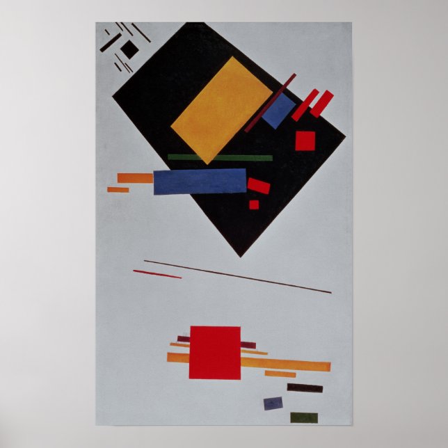 Suprematist Composition, 1915 Poster (Front)