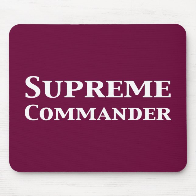 Supreme Commander Gifts Mouse Pad (Front)