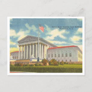 Supreme Court Building Vintage Washington DC Postcard