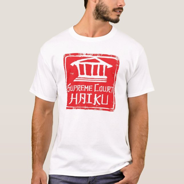 Supreme Court Haiku logo shirt (Front)