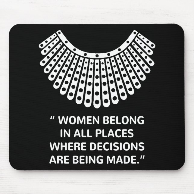 Supreme Court RUTH BADER GINSBURG Rbg Mouse Pad (Front)