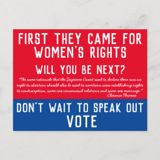 Supreme Court Takes Away Rights Get Out the Vote Postcard