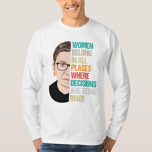 Supreme Court Vote, Ruth Bader Ginsburg, I Dissent T-Shirt (Front)