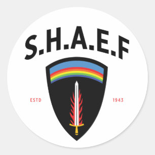 Supreme Headquarters Allied Expeditionary Force T Classic Round Sticker