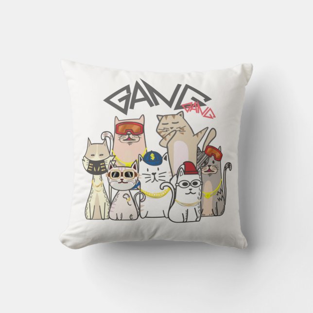 SUPREME Kat Ganggg Cushion (Front)