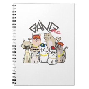 SUPREME Kat Ganggg Notebook