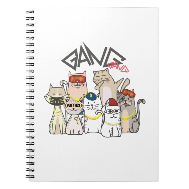 SUPREME Kat Ganggg Notebook (Front)