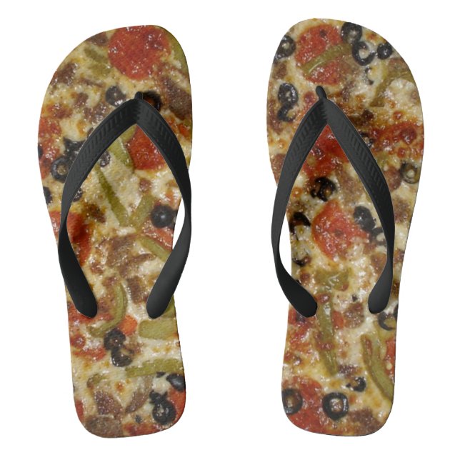 Supreme Pizza Jandals (Footbed)