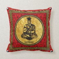 Supreme Royalty First Buddhist Pillow(Red,Gold)