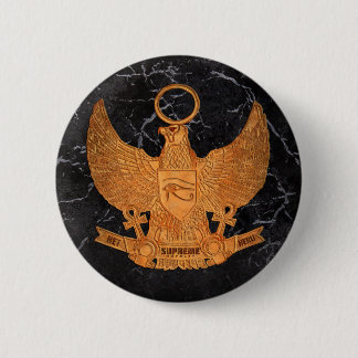 Supreme Royalty Het Heru Button (Blck ,Gold)