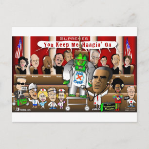 Supremes vs. ObamaCare 3 Postcard