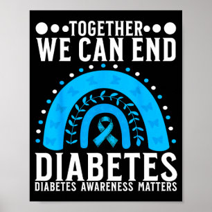 Suprt Diabetes Awareness Month For Diabetes Women  Poster