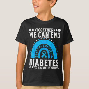 Suprt Diabetes Awareness Month For Diabetes Women  T-Shirt