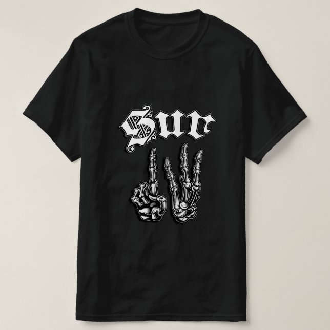 Sur 13 Black T-shirt (Design Front)