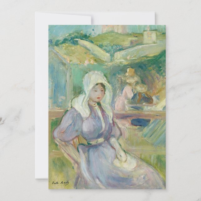 Sur La Plage À Portrieux | Berthe Morisot (Front)