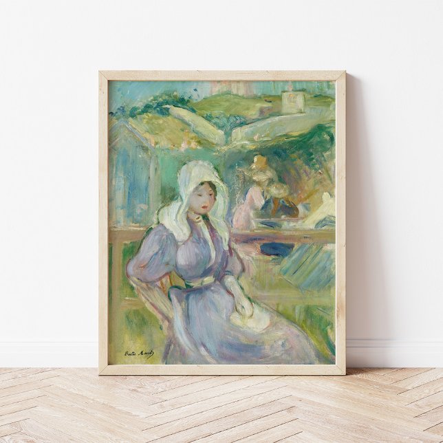 Sur La Plage À Portrieux | Berthe Morisot Poster (Creator Uploaded)