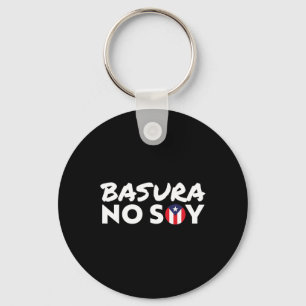 Sura No Soy Puerto Rico Flag I'm Not Garge Spanish Key Ring
