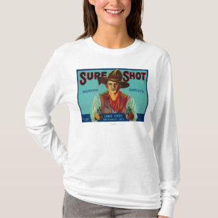 Sure Shot Pear Crate LabelPotter Valley, CA T-Shirt